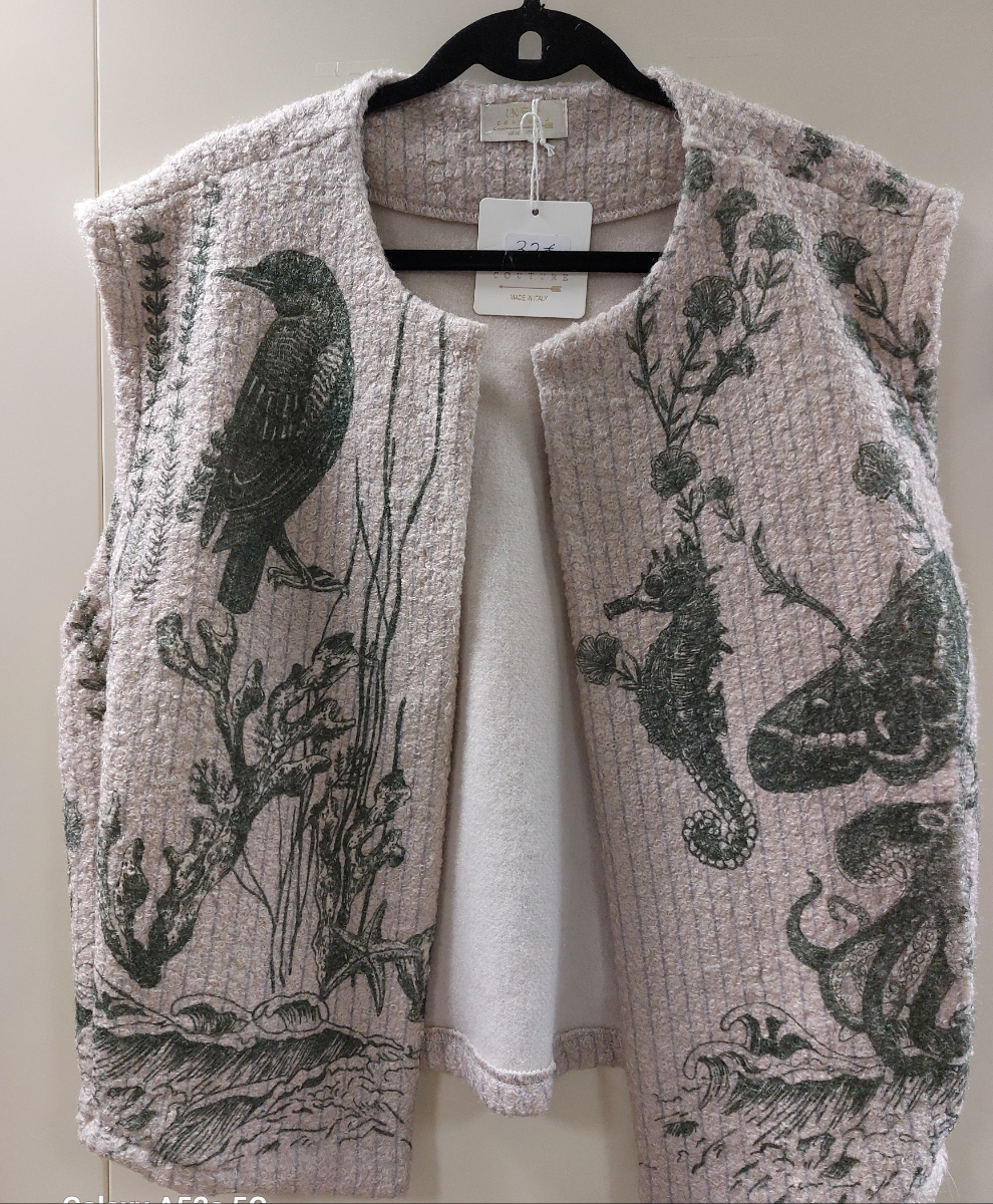 Gilet YUTO - Gilet Sans Manches Femme Esprit Laine Bouillie