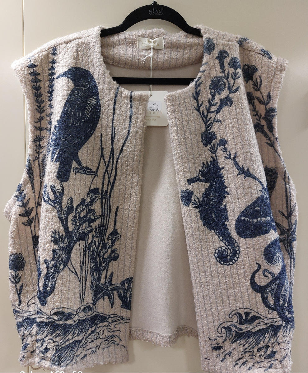 Gilet YUTO - Gilet Sans Manches Femme Esprit Laine Bouillie