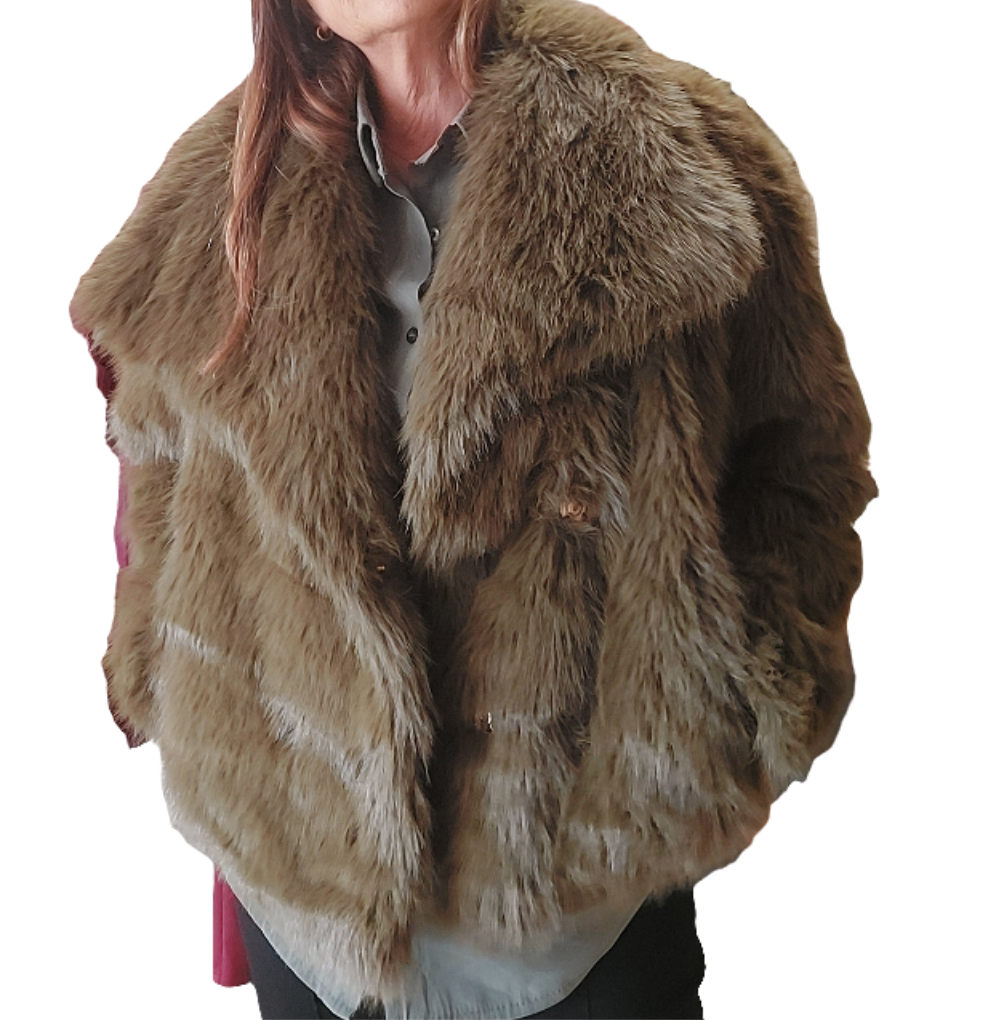 Veste VANESSA - Fausse Fourrure Premium Femme | Élégance & Confort