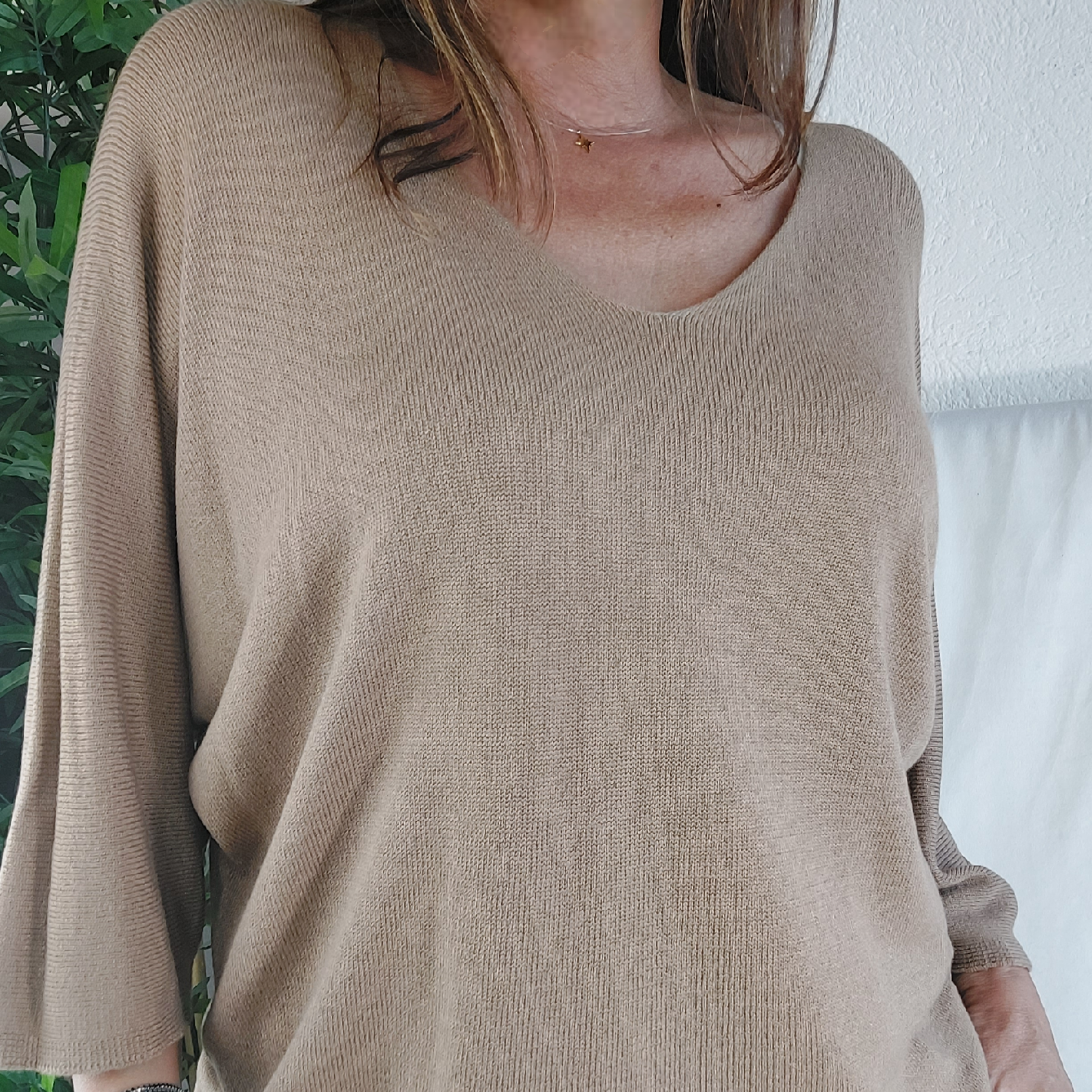 Pull MIREILLE beige
