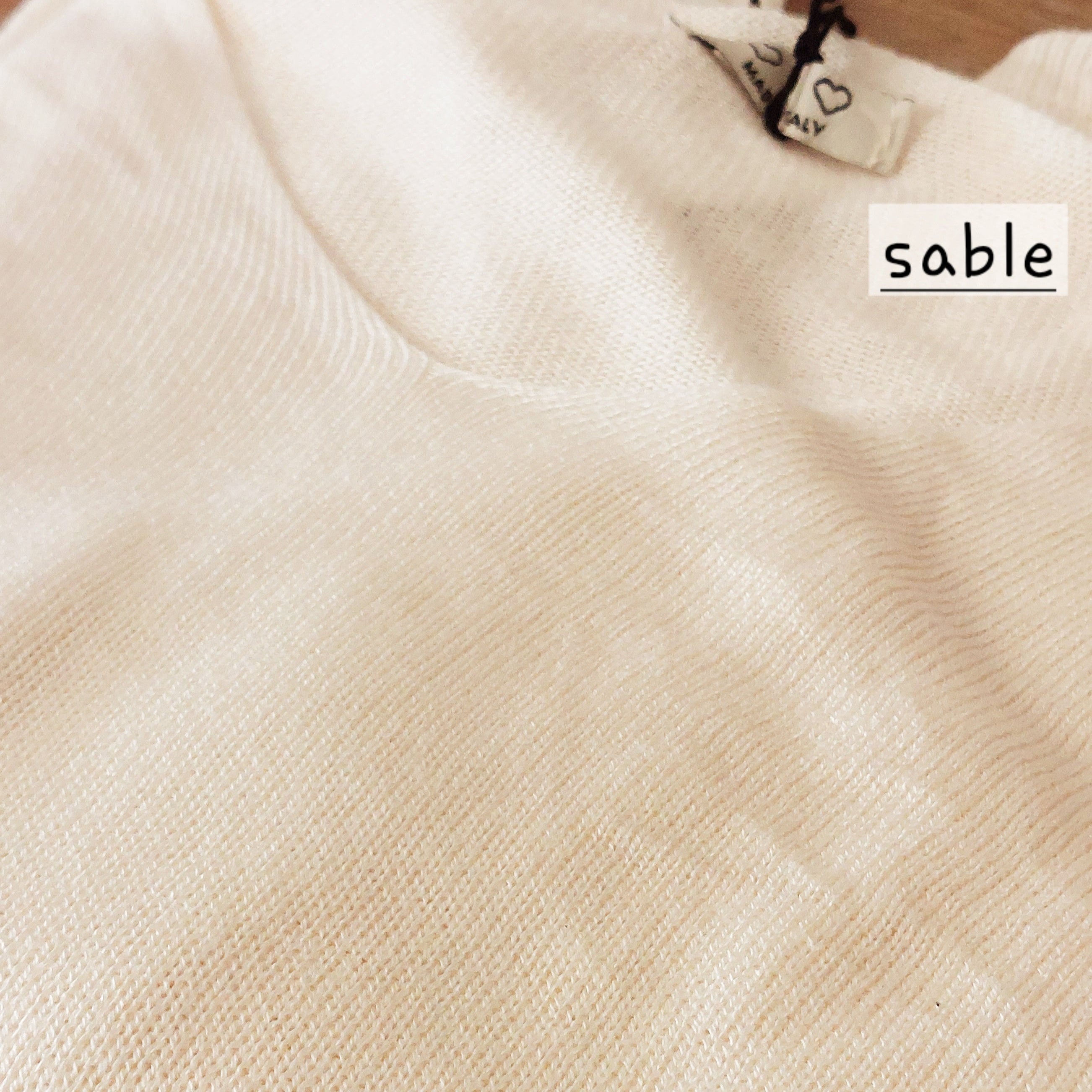Pull MIREILLE sable col V oversized viscose modal femme, best-seller ineva