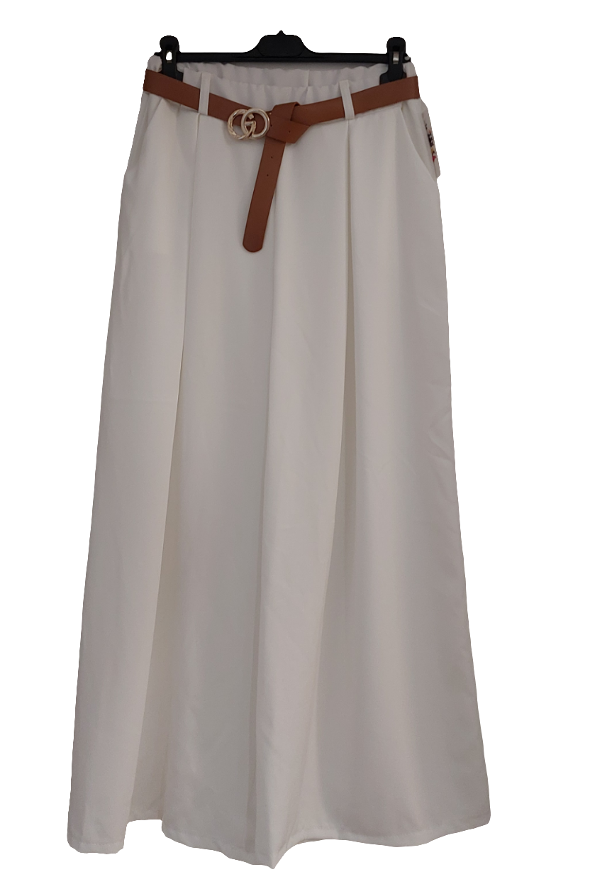 Pantalon Palazzo Léo - Taille Unique 36-40 - Ceinture Incluse