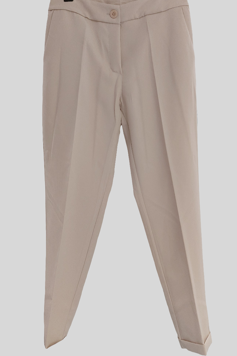 Pantalon city pour femme de coloris beige de la taille S au XL pas cher sur Marignane