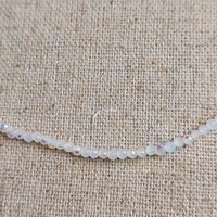 INEVA-COLLIER FEMME PERLE SYNTHÉTIQUE-COLLIER FEMME BLANCHE-COLLIER EN PERLE BLANCHE-COLLIER BLANC IRISÉ