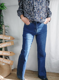 INEVA-JEAN BRUT EVASE-JEAN COUPE  WILDE-JEAN WIDE BRUT OURL2 EFFILOCHE-PANTALON JEAN BRUT FEMME-JEAN BAS EVASE TAILLE 34 AU 40-JEAN BRUT WIDE ET STRECH-JEAN FEMME SUR CARRY LE ROUETE