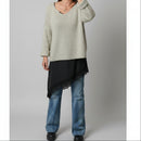 Robe Nuisette Natalia Satinée - Asymétrique Dentelle Bretelles Femme