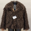 Bombers Polka Réversible - Nubuck & Poil Long Doux Femme