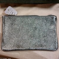 Pochette Planier Cuir Irisé Fermeture Zip 10x15 cm