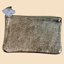 Pochette Planier Cuir Irisé Fermeture Zip 10x15 cm