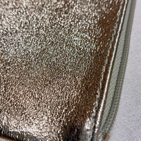 Pochette Planier Cuir Irisé Fermeture Zip 10x15 cm