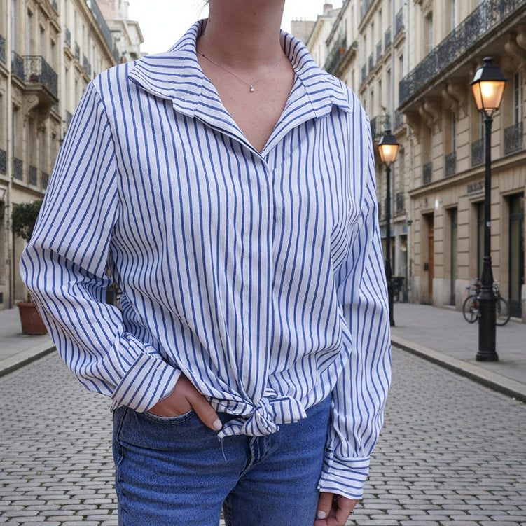 Chemise Matteu - Rayures Colorées Manches Longues