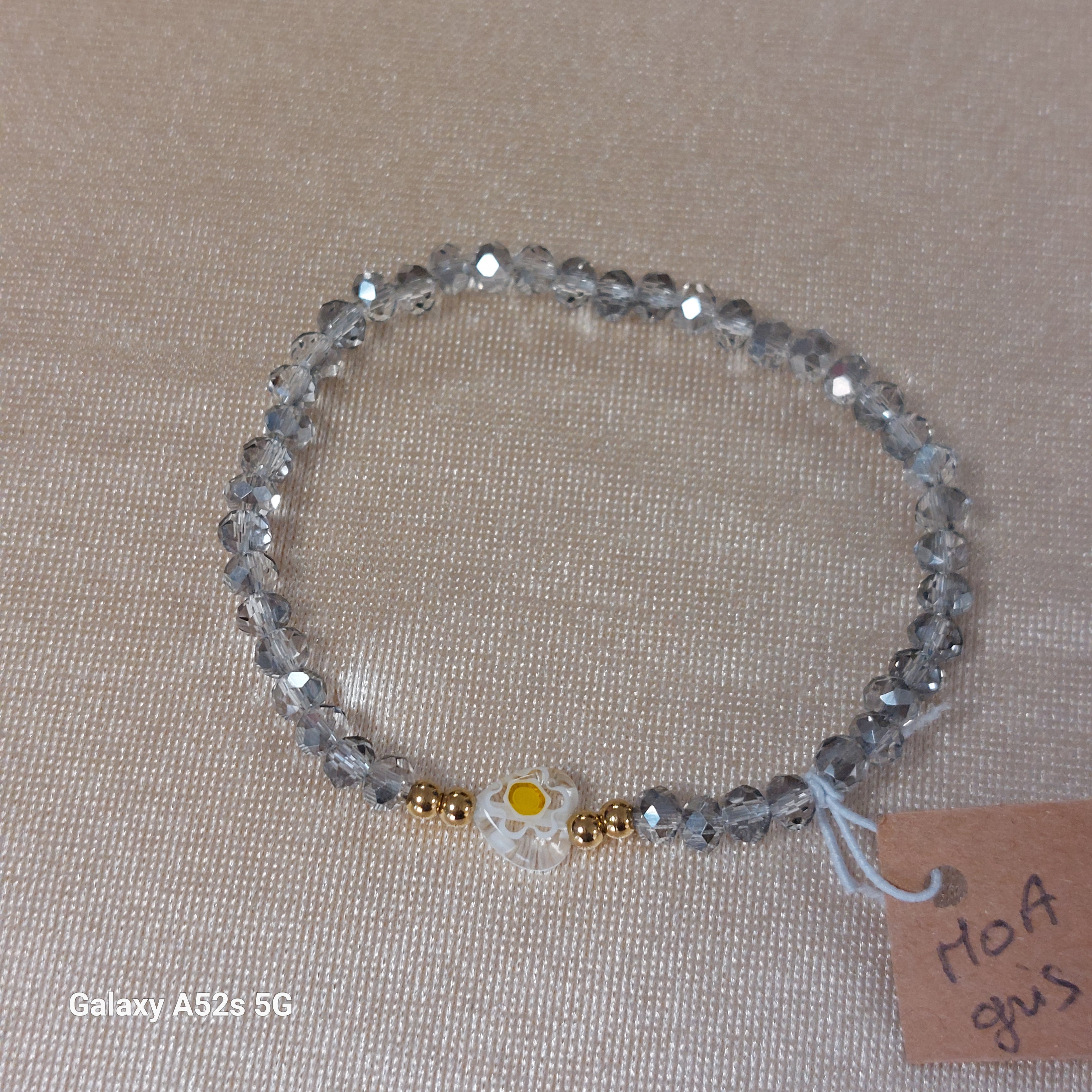 Bracelet Moac – Perles & Cœur Coloré