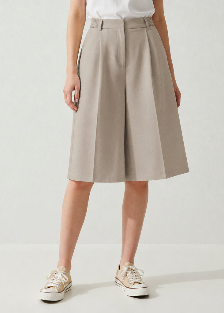 Bermuda Chic Berdy — Taille Élastique 2 Poches Taille Unique 34/40