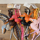 Bijou de sac Bill teckel - porte-clés chien saucisse mousqueton cœur fantaisie