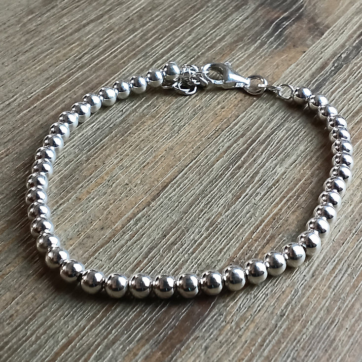 Bracelet UXMAL Argent 925 - Bracelet Femme Boulier Maille Serrée