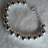 Bracelet Bombay Argent 925 - Maille Boulier Élégante & Chaîne Ajustable Femme