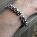 Bracelet Bombay Argent 925 - Maille Boulier Élégante & Chaîne Ajustable Femme