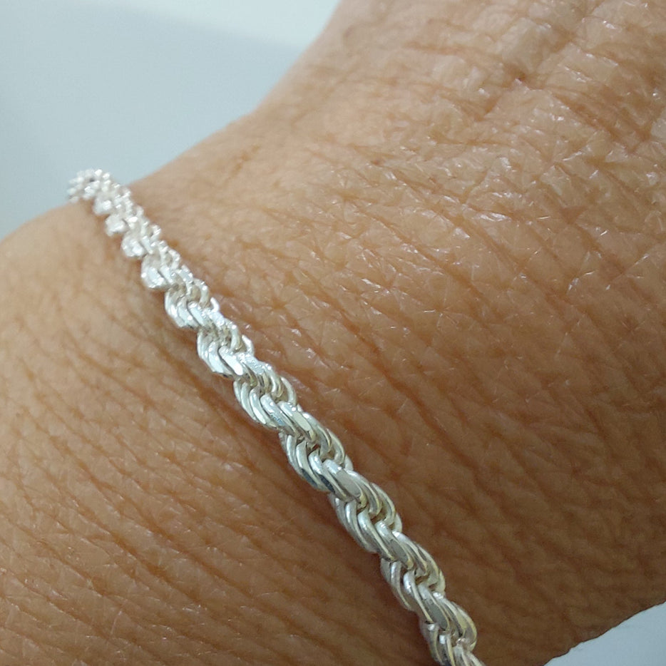 Bracelet Coba - Argent 925 Maille Torsadée Raffinée