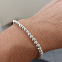 Bracelet LABNA Argent 925 - Bracelet Femme Perles Cabossées Bohème