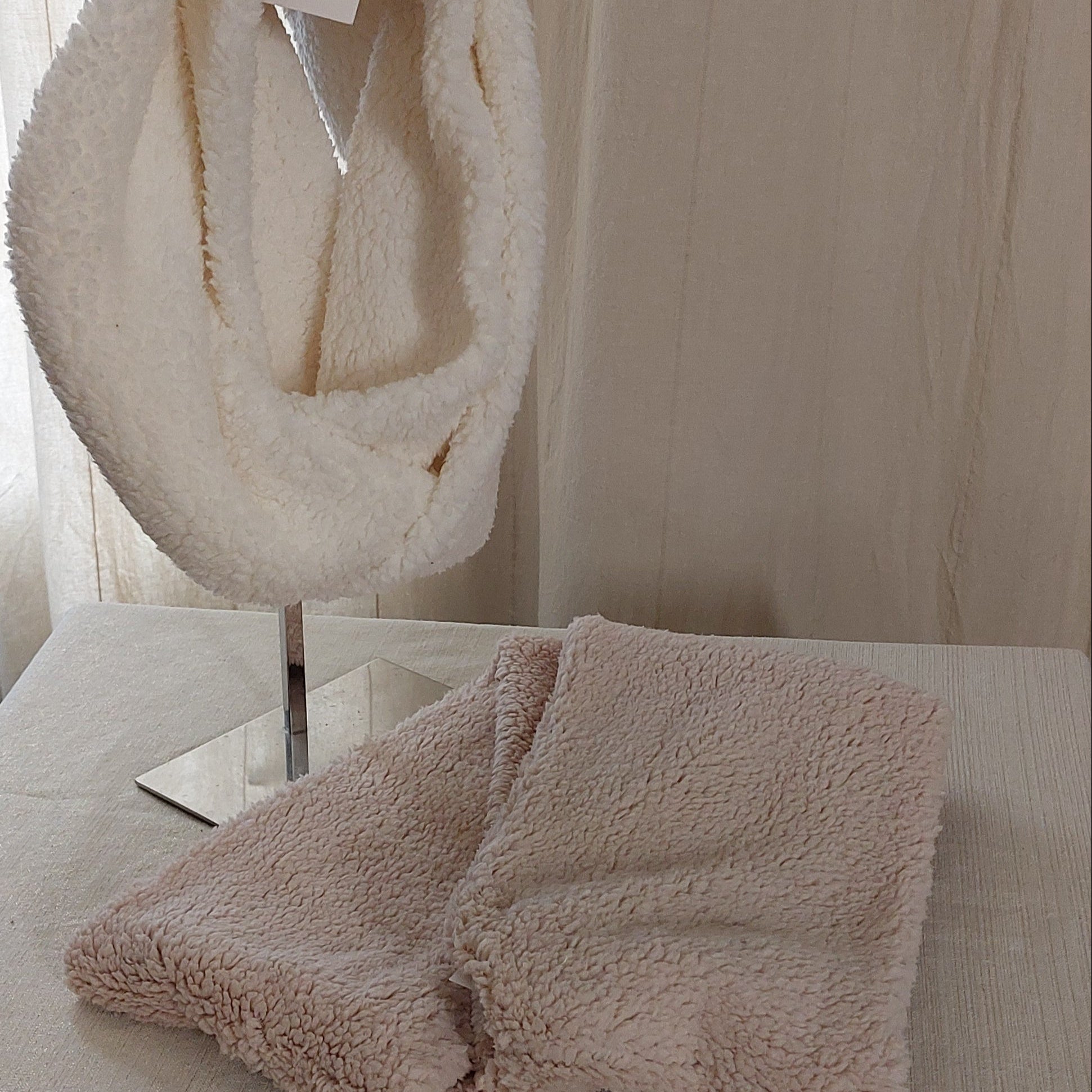 Écharpe Tube Vars Polaire - Cache-Cou Deux Tours Viscose Laine Femme