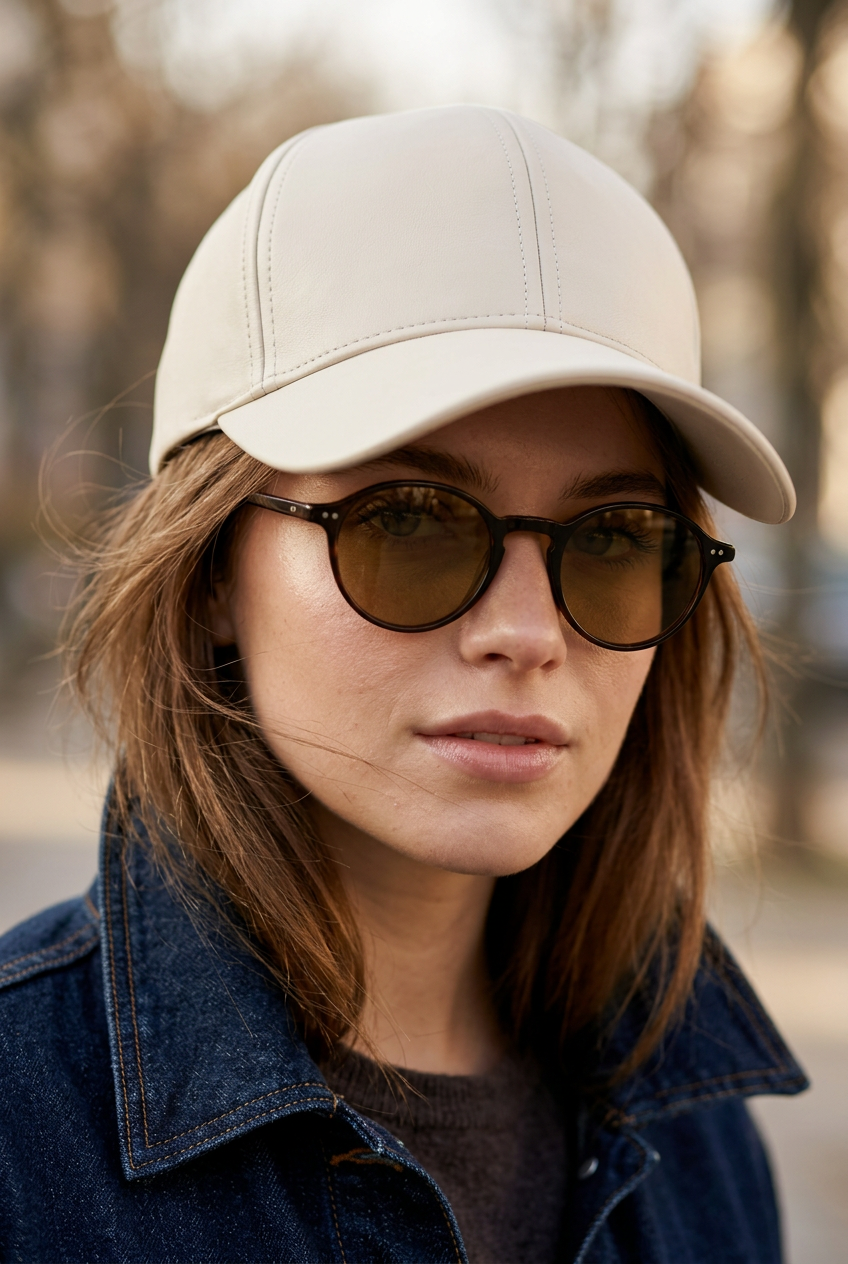 Casquette Simili Oz — Baseball Réglable Femme