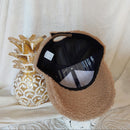 Casquette ALMA bouclette vue de dessous