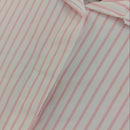 Détail chemise Matteu rose - Rayures colorées et finitions raffinées
