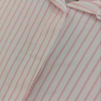 Détail chemise Matteu rose - Rayures colorées et finitions raffinées
