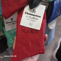 Choyette – CANON | Chaussettes Paillettes Message