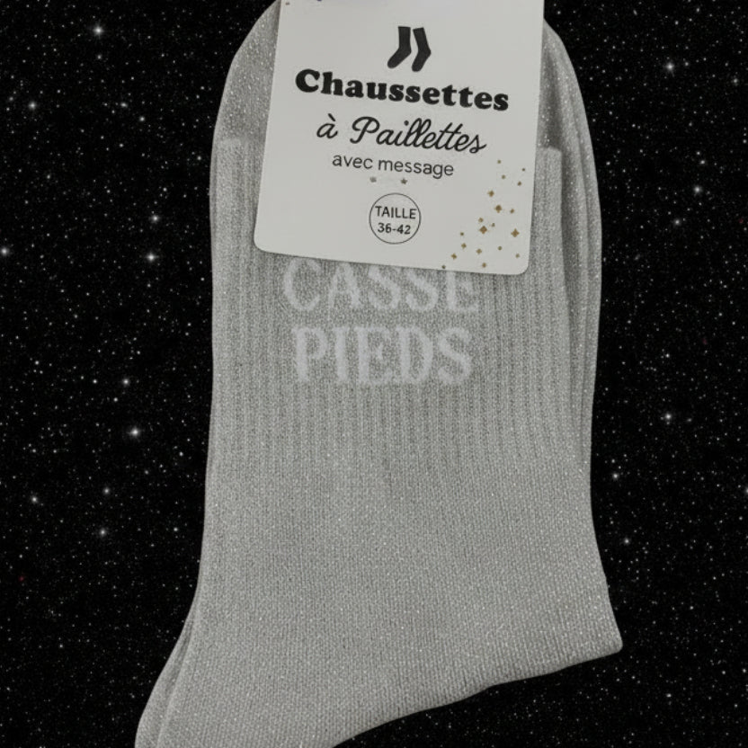 Choyette Casse-Pieds – Chaussettes à Paillettes Femme