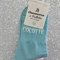 Choyette Cocotte – Chaussettes à Paillettes Femme