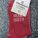 Choyette – Drama Queen | Chaussettes Paillettes Message