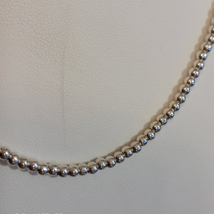 Collier Boulier Argent 925 KABAH - Chaîne Fine Lumineuse 45cm Femme