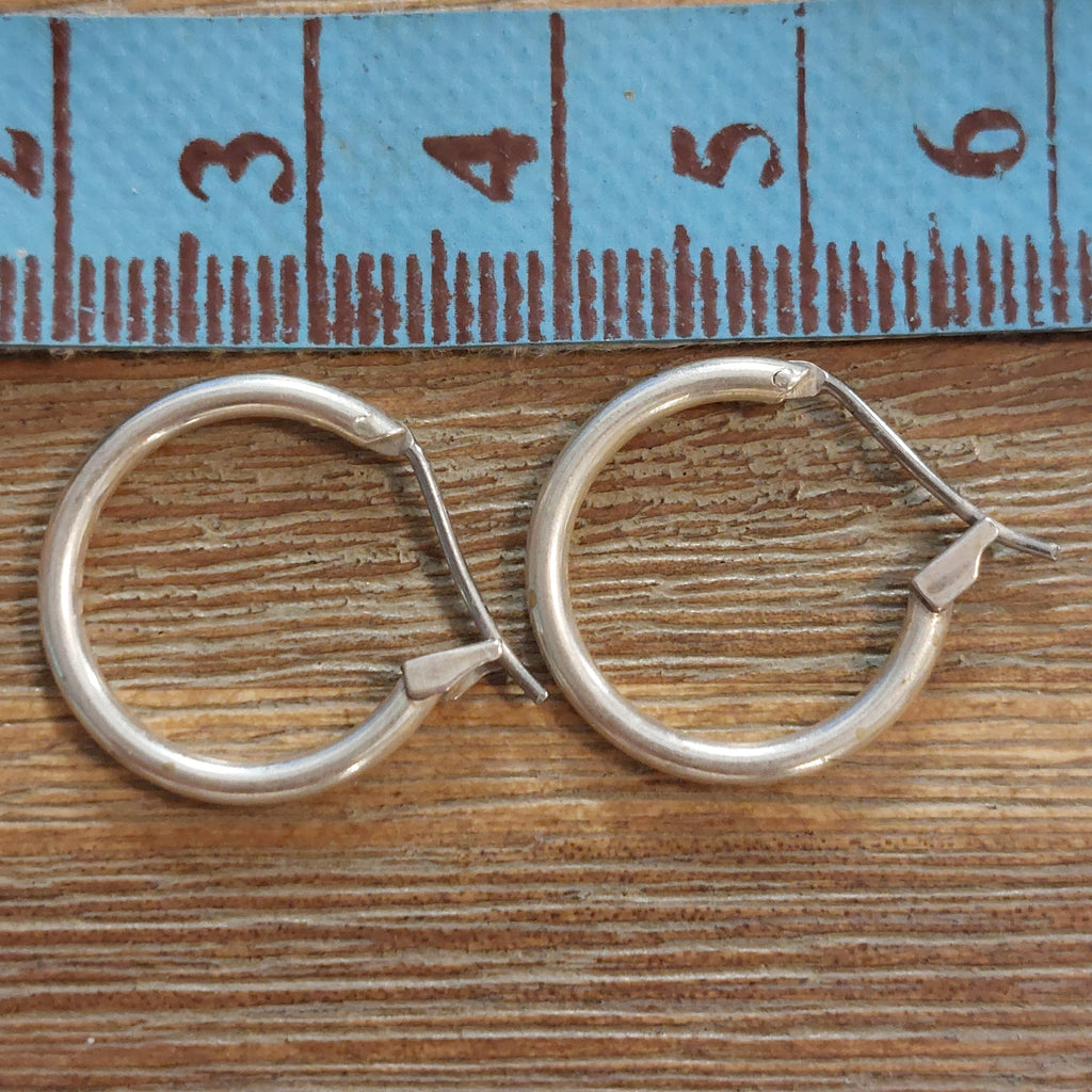 Créoles CARACOL - Boucles d'Oreilles Argent 925 Fines XS 1,6 cm