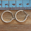 Créoles CARACOL - Boucles d'Oreilles Argent 925 Fines XS 1,6 cm