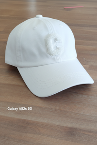 Casquette PONTEAU Baseball Cap Femme avec Initiale C - Coton Délavé