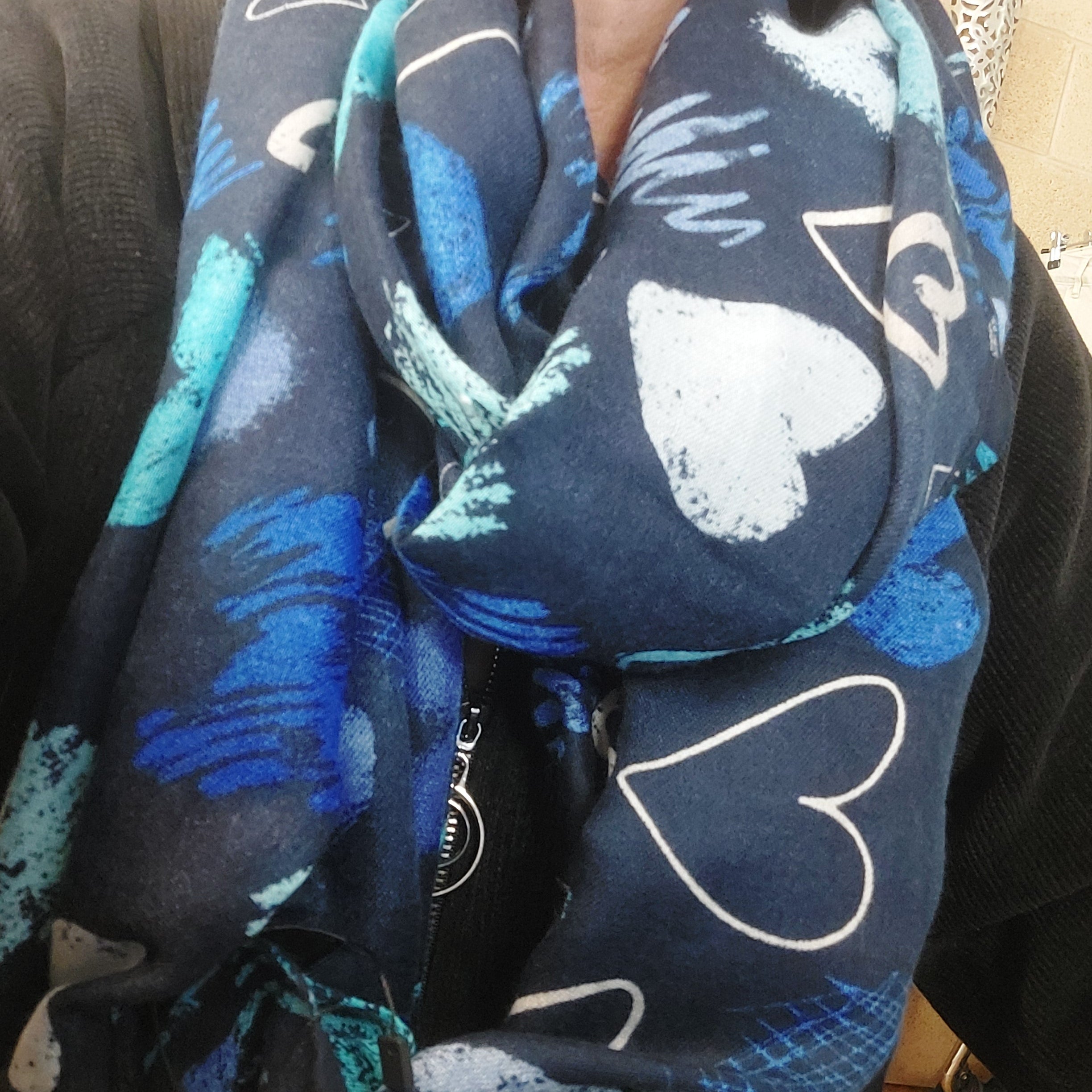 Foulard ROY - Écharpe Élégante Femme Viscose Coton