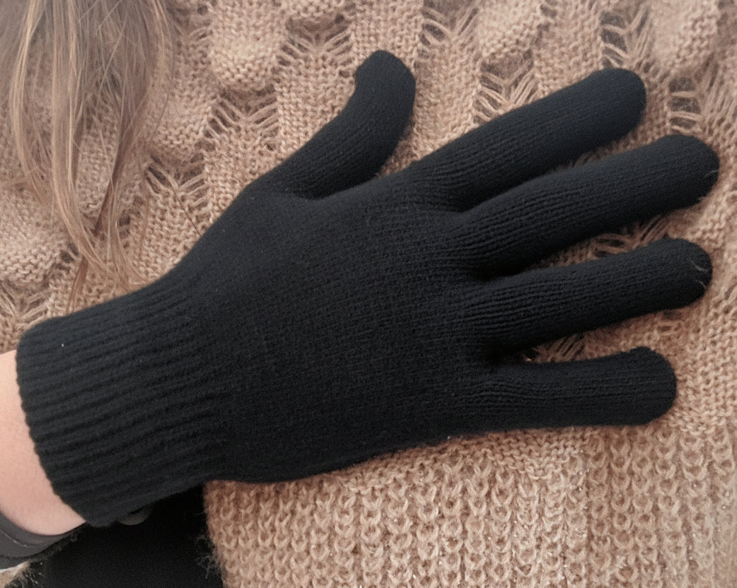 Gants Magic femme - Maille Noir