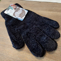 Gants Tignes noir - chenille magic extensible doux hiver femme sur Carry le Rouet