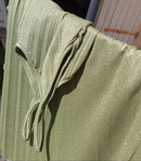 Robe Solal Longue Plissée Soleil Maille Irisée Lurex – 80% Viscose, Bretelles Fines, Taille 34-46