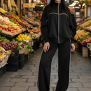 Ensemble Jogging Femme ERWAN - Veste Zippée & Pantalon - Viscose Polyester - 36-44