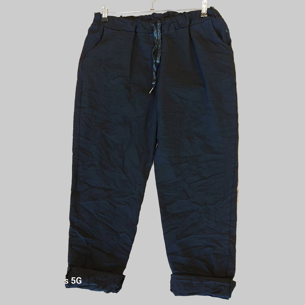 Pantalon Jango — Pantalon grande taille coupe jogging taille élastique stretch