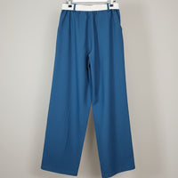 Pantalon Jordano – Jean Souple Coupe Droite Taille Élastique Ceinture Sangle