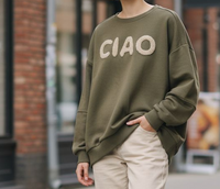 Sweat CIAO Oversized Femme | Coupe Décontractée | Ultra-Léger