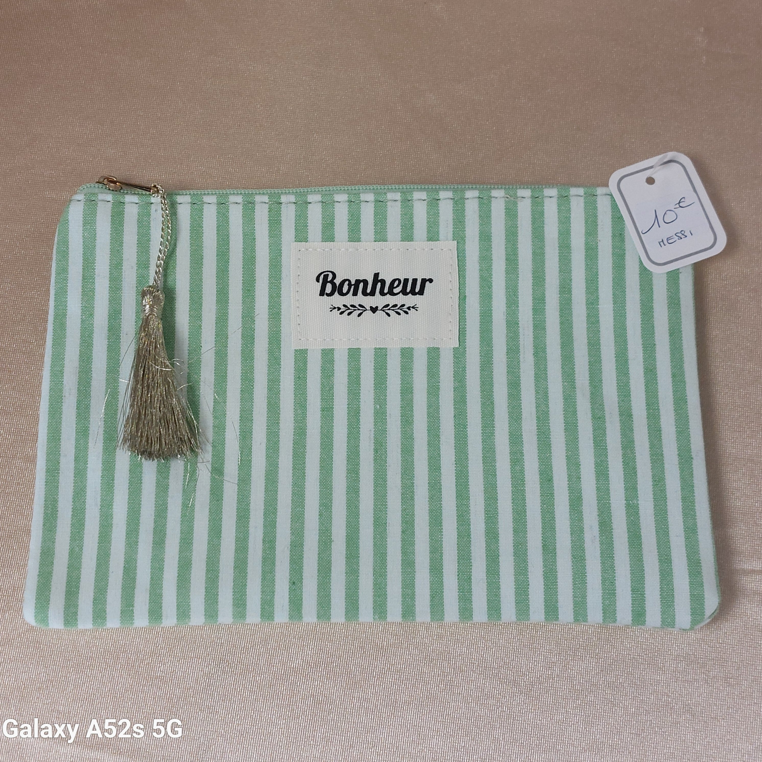Pochette Mess1 — Pochette Tissu Message Cadeau Femme