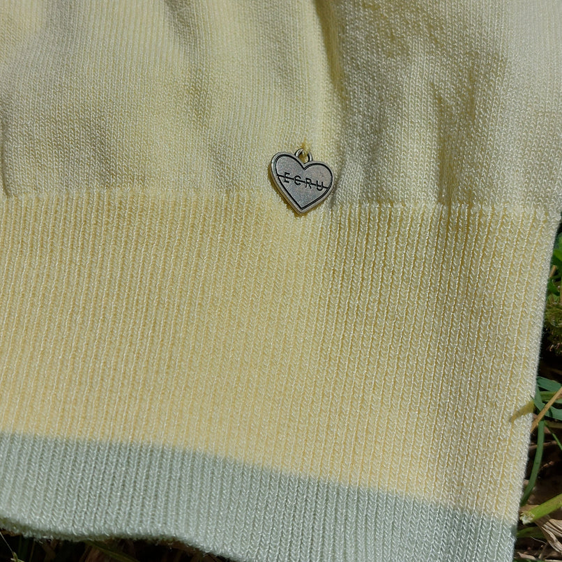 Pull Polo Maille Fine – Bicolore, Col Rond, Taille 36-40