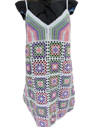 robe crochet motif géométrique