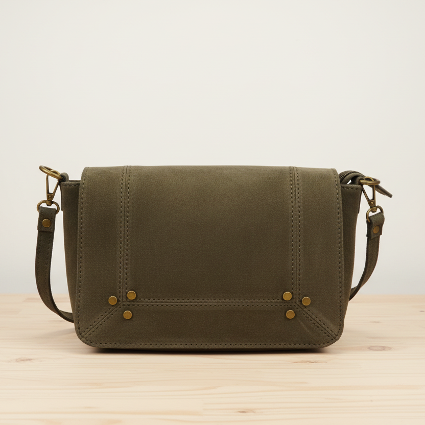 Sac à Main Cuir Agadir - Bandoulière Réglable Femme | Cuir Nubuck Premium