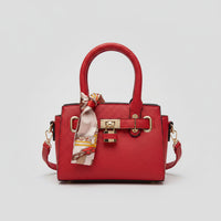 Petit Sac à Main Carré San Rémo | Cadenas Foulard Bandoulière | Végane | ineva