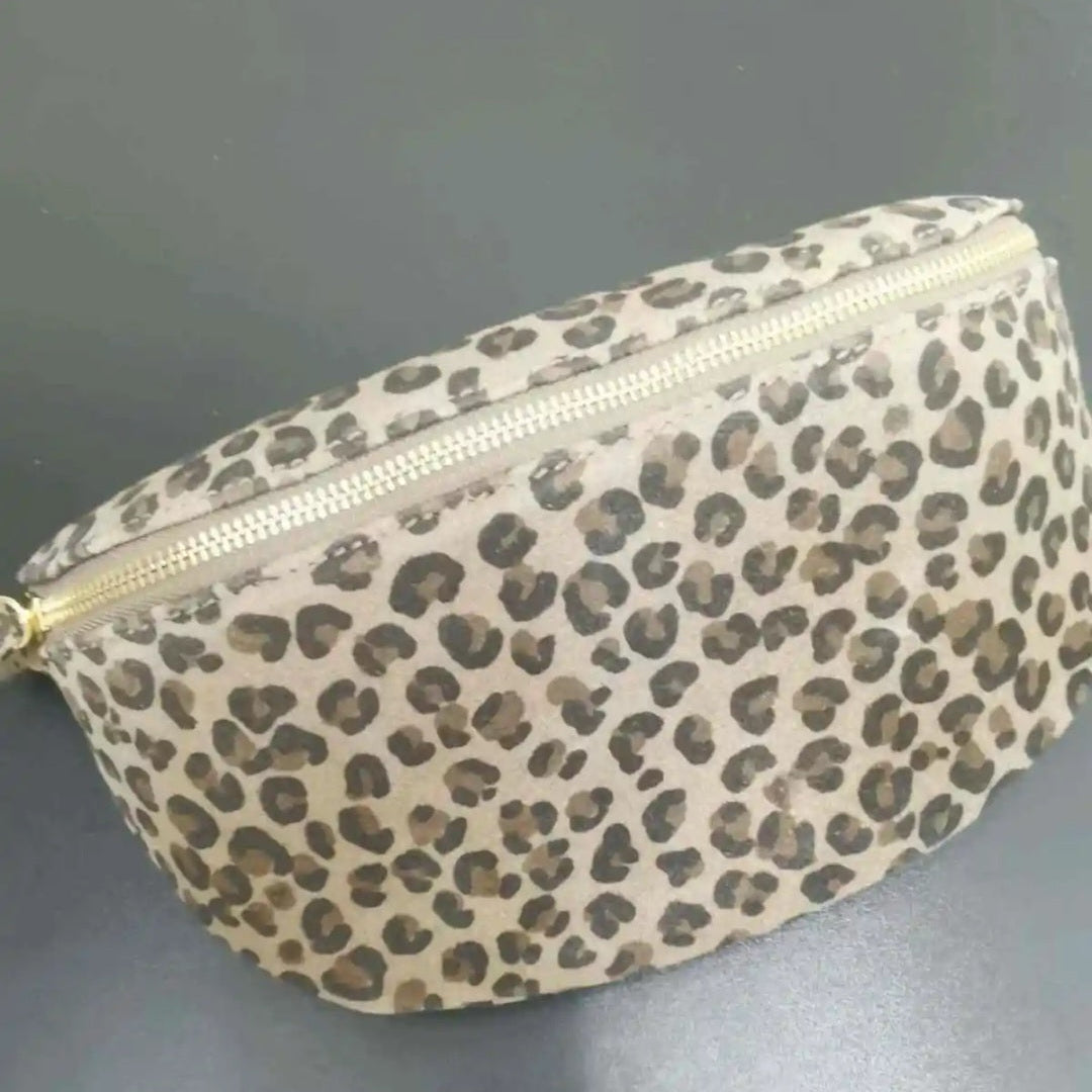 Sac Banane Lugano Léopard - Nubuck Italien Confort & Style